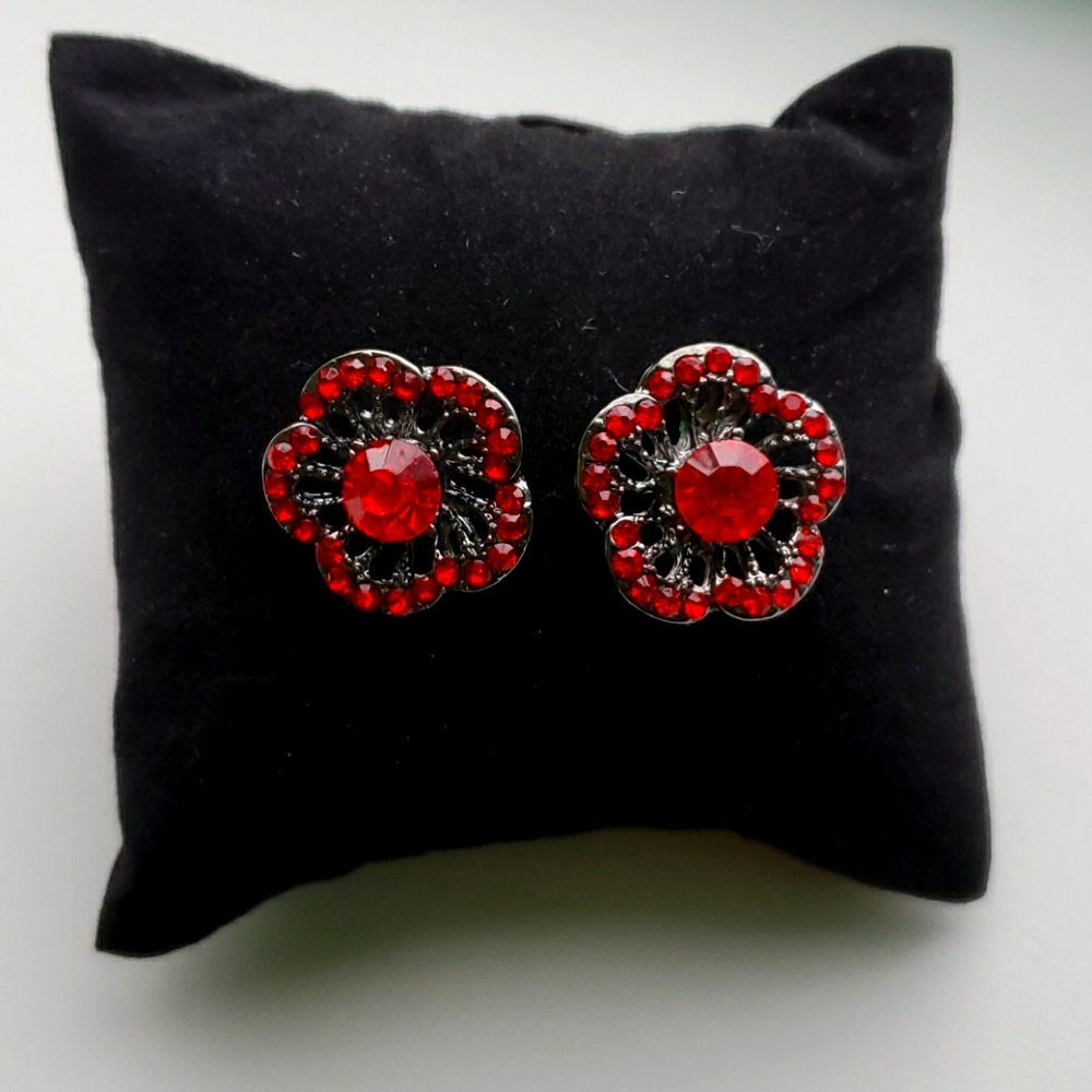 Flower earrings